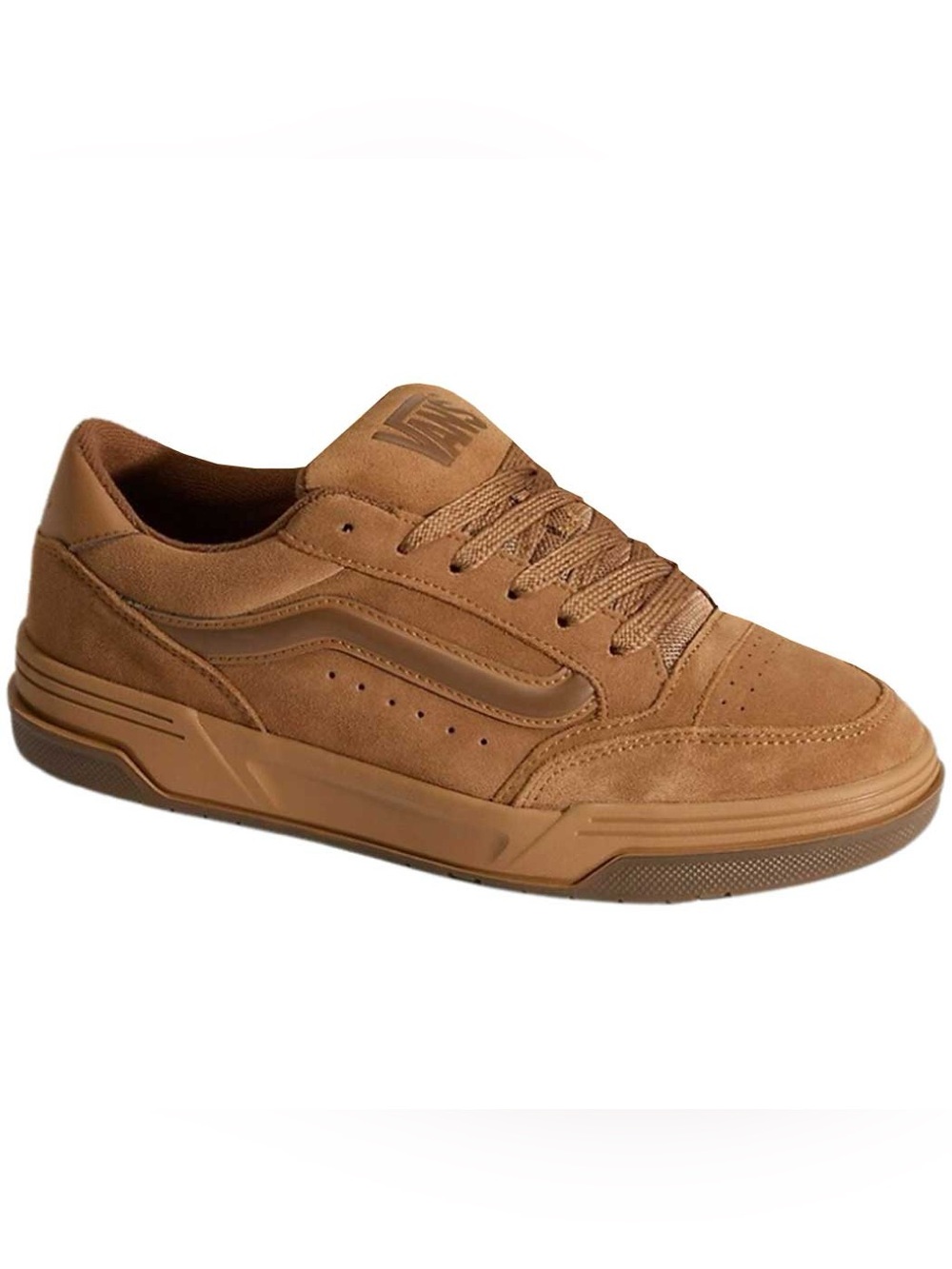 Vans Men’s Hylane Low-Top Suede Sneaker in Tonal Chipmonk
